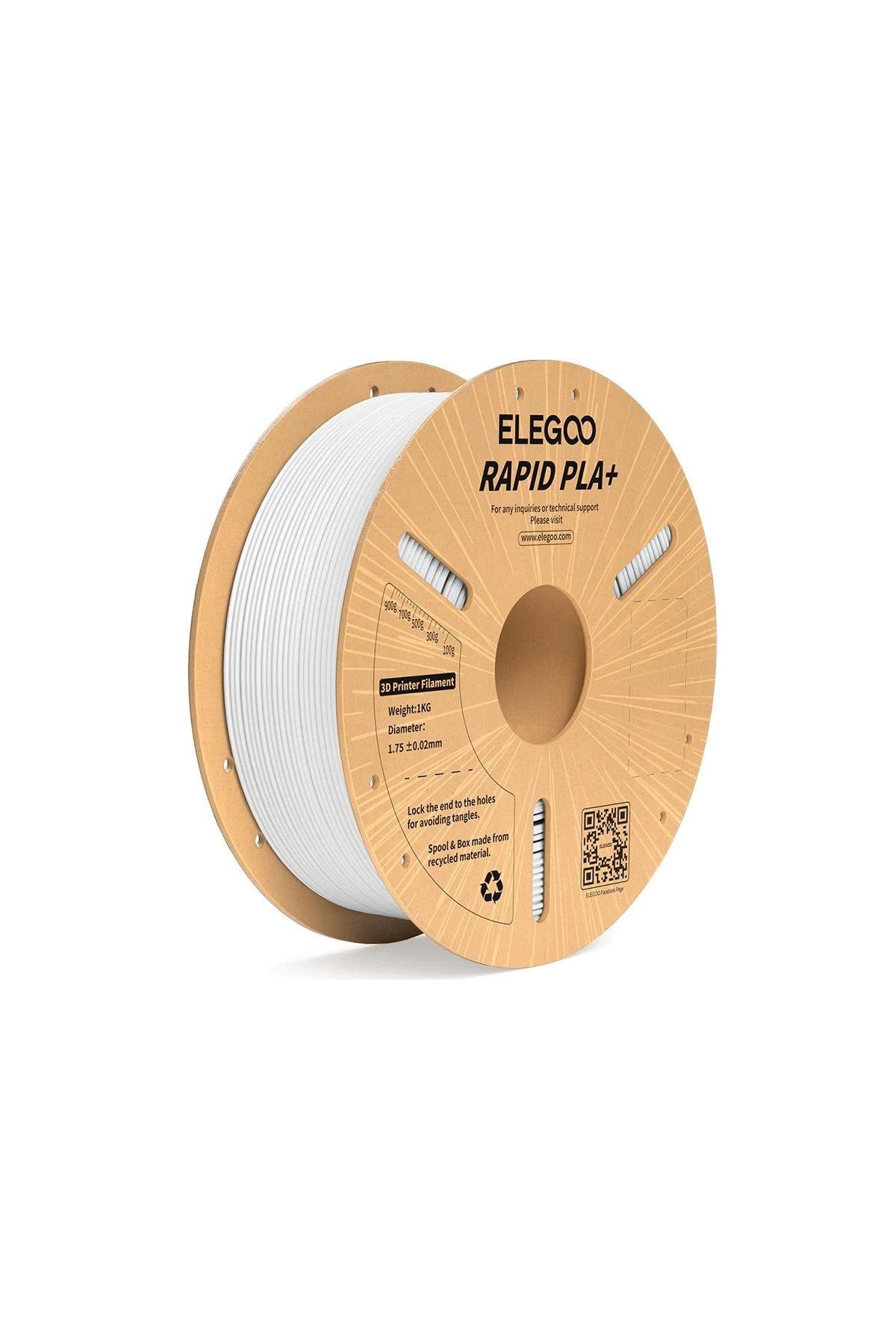 ELEGOO RAPID PLA+ Filament Beyaz (1.75mm - 1KG)