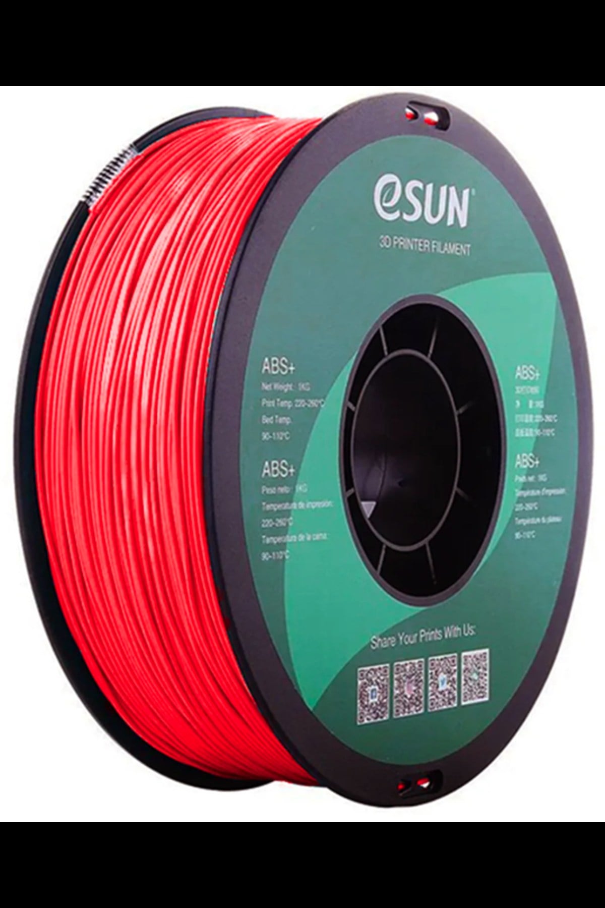 Esun ABS+ Filament Kırmızı