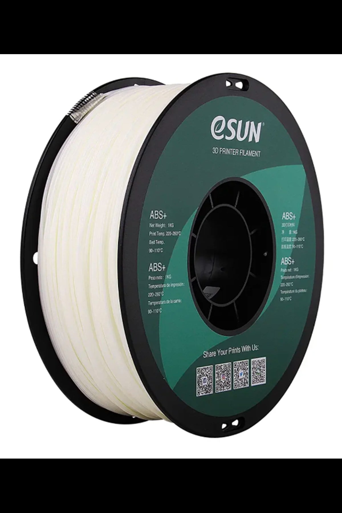 Esun ABS+ Filament Naturel