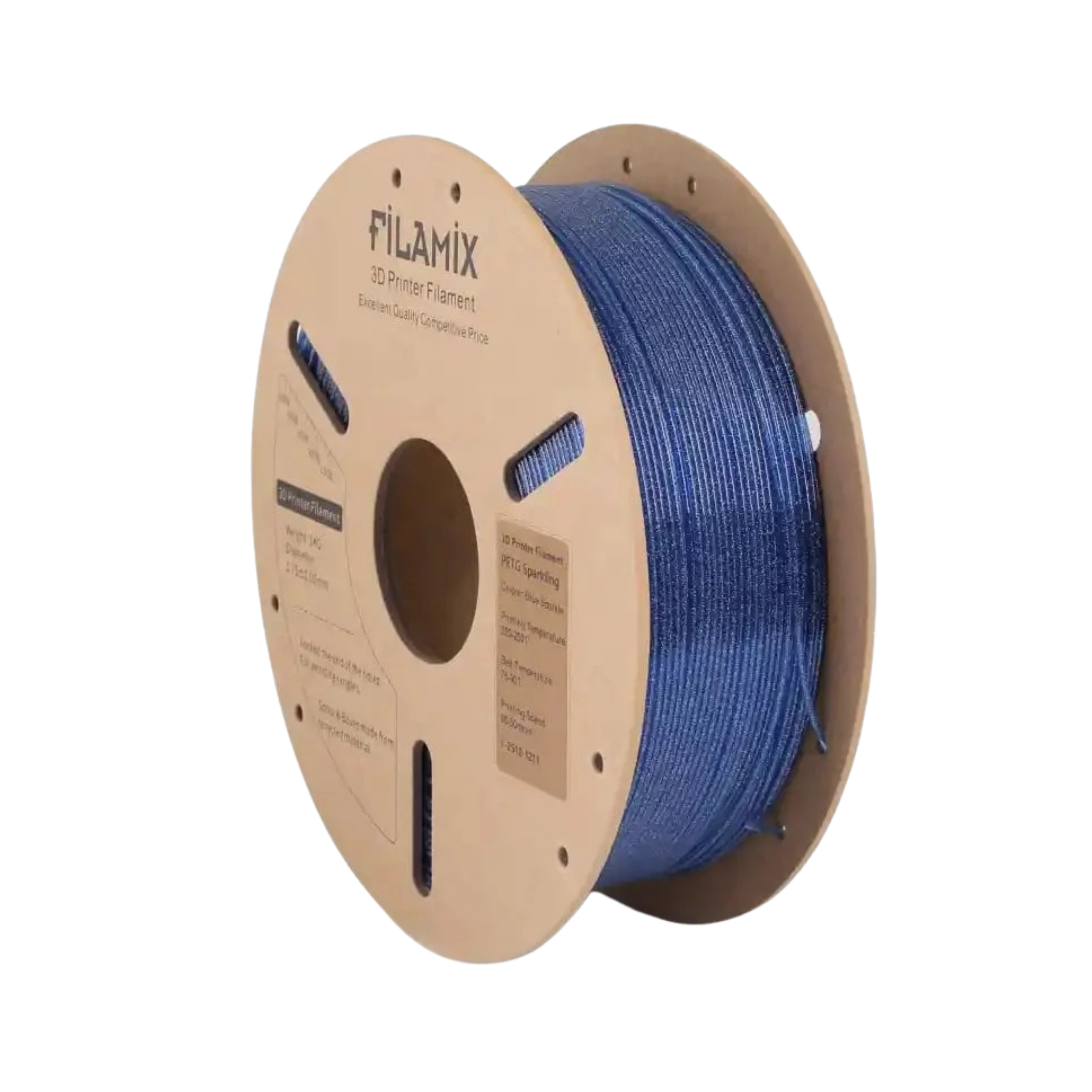Filamix PETG Sparkling - Blue Sparkle