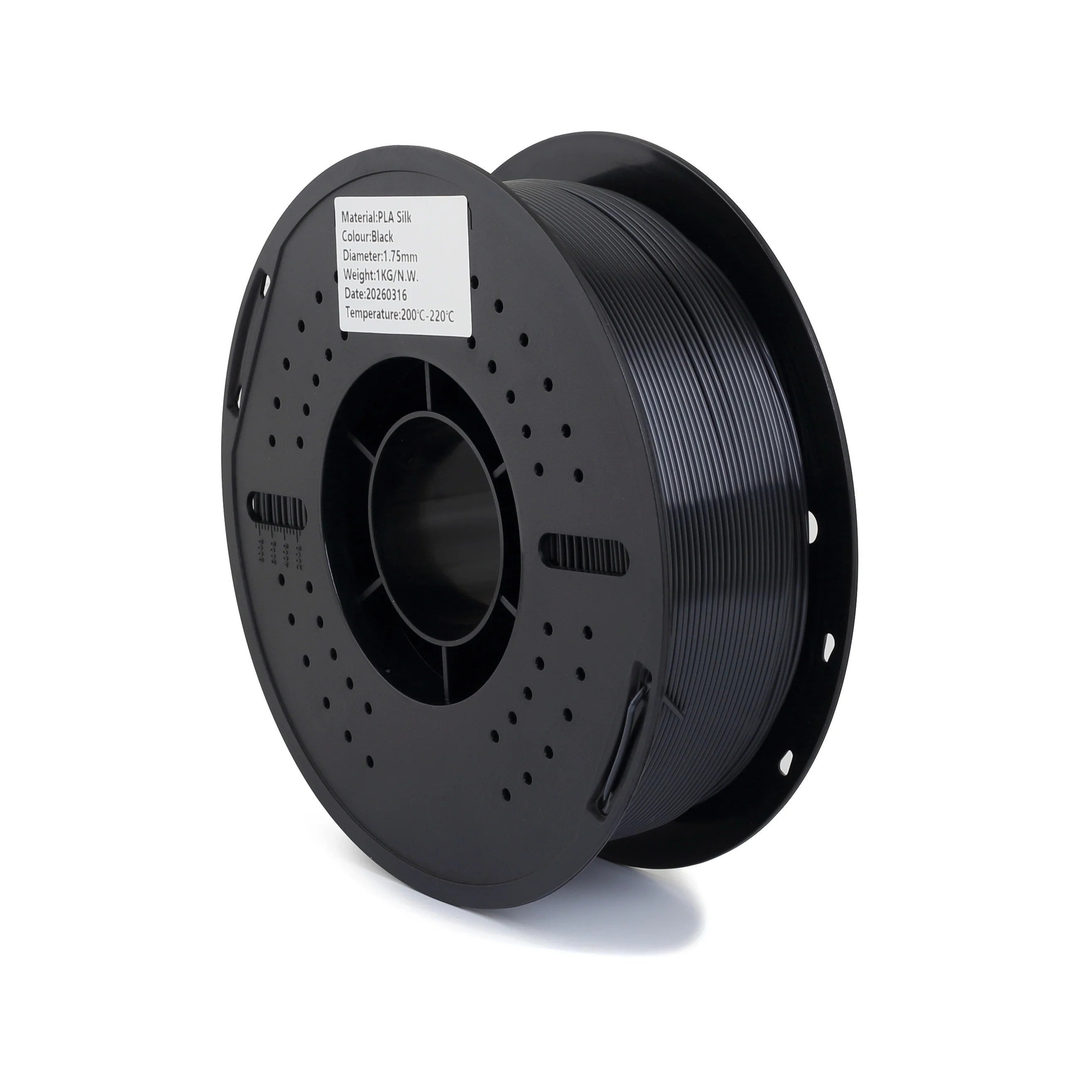 Filamix Silk PLA Black Filament - (1.75MM - 1KG)