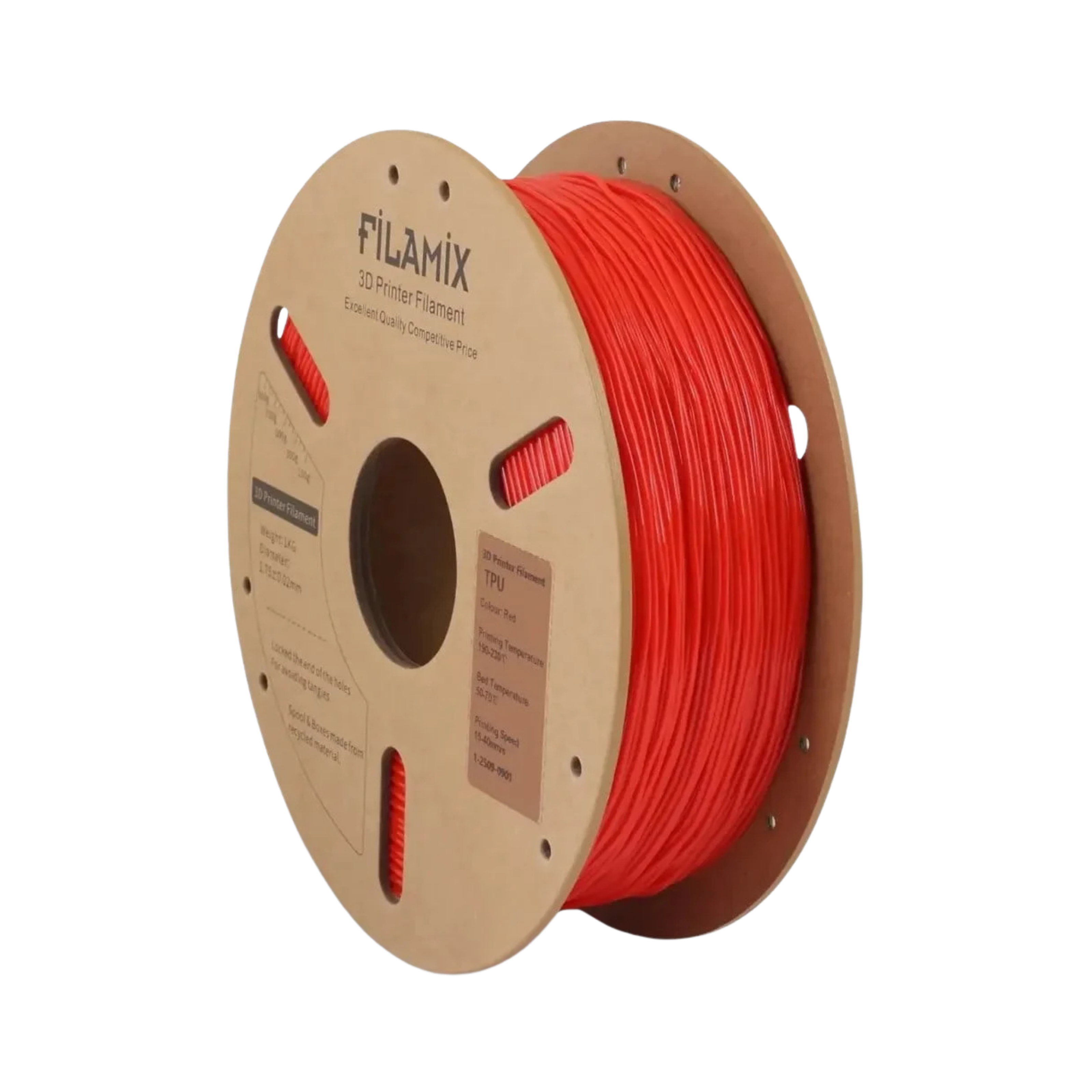 Filamix TPU 95A Filament Kırmızı