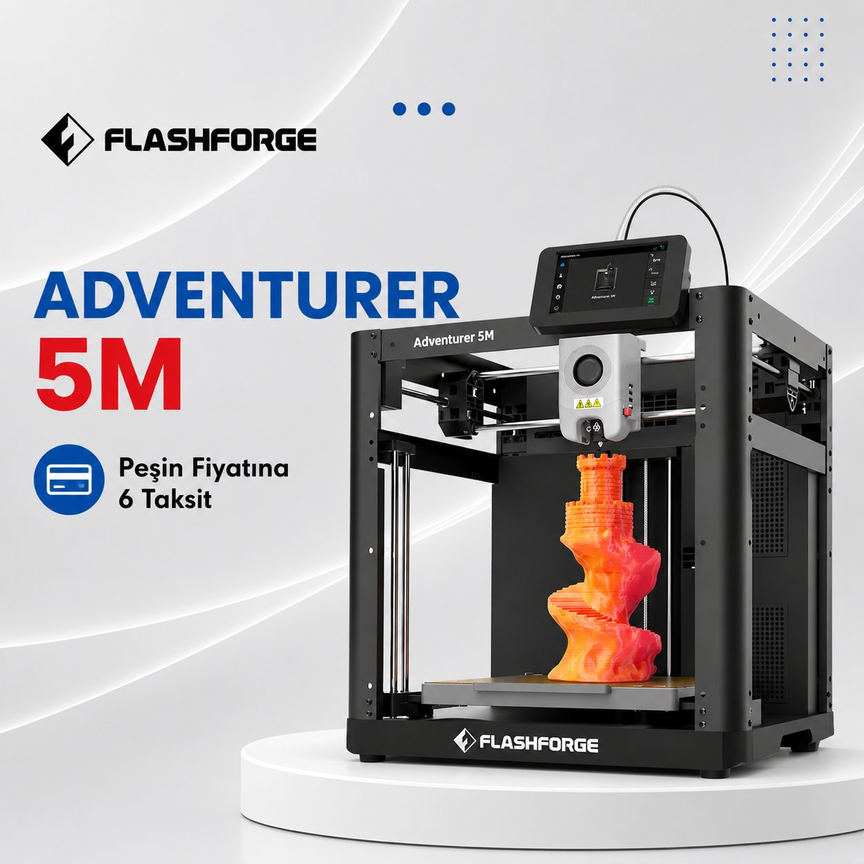 Flashforge Adventurer 5M 3D Yazıcı