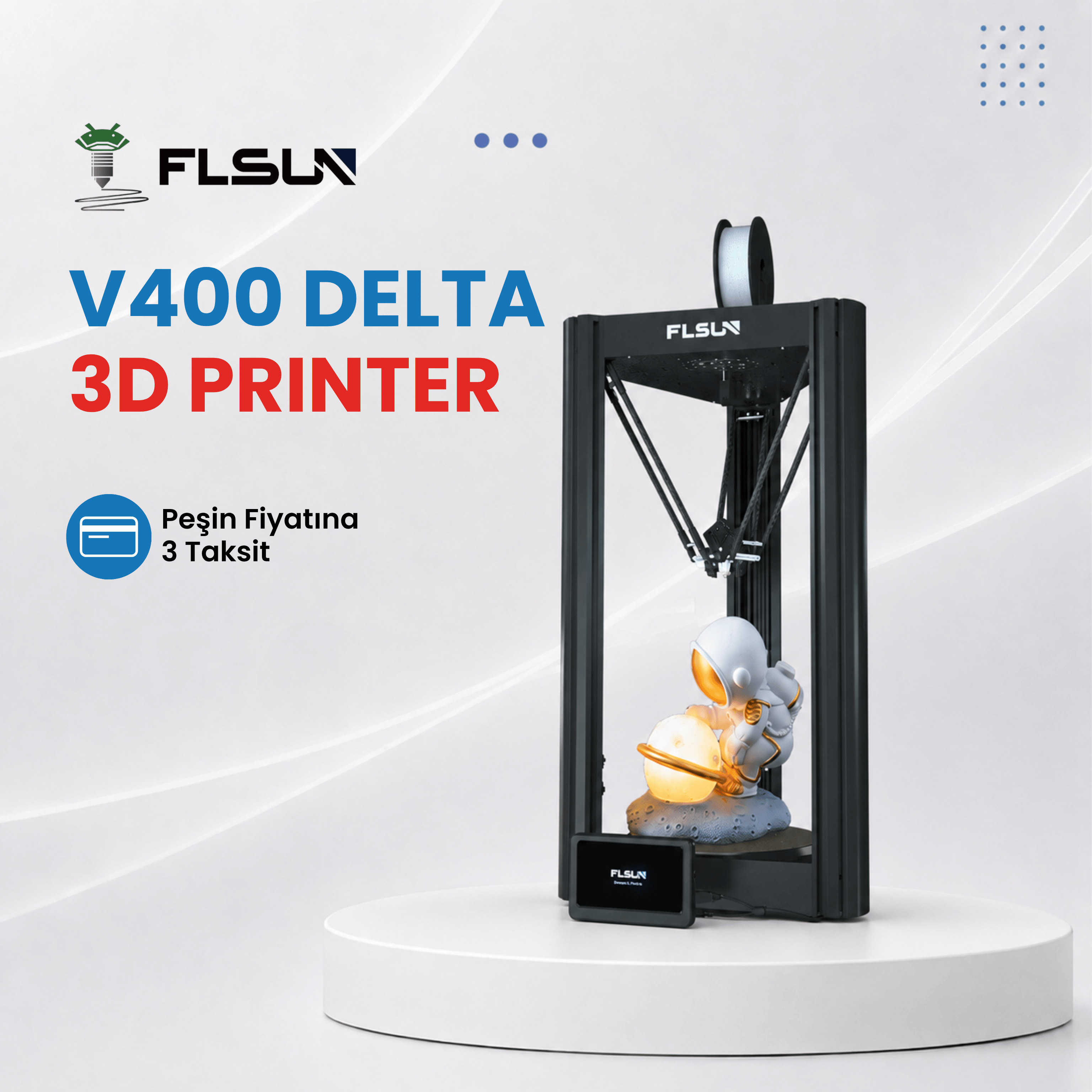 FLSUN -V400 DELTA 3D PRINTER