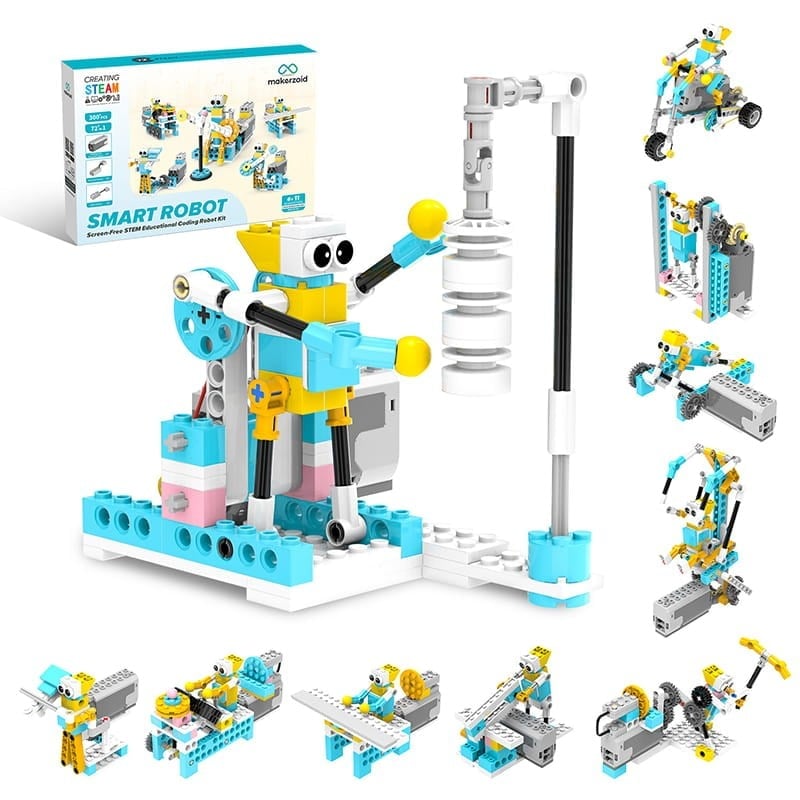 Makerzoid Akıllı Robot 72’si 1 Arada Akıllı Kendin Yap Robotik Kiti