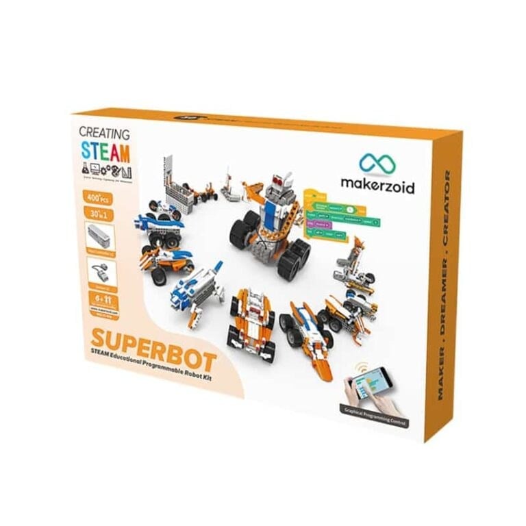 Makerzoid SUPERBOT 26’sı 1 arada Kodlama Robot Kiti