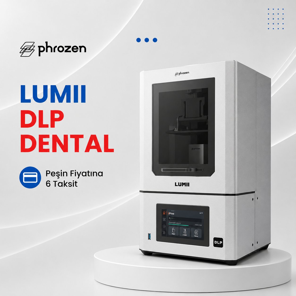 Phrozen Lumii DLP Dental 3D Yazıcı