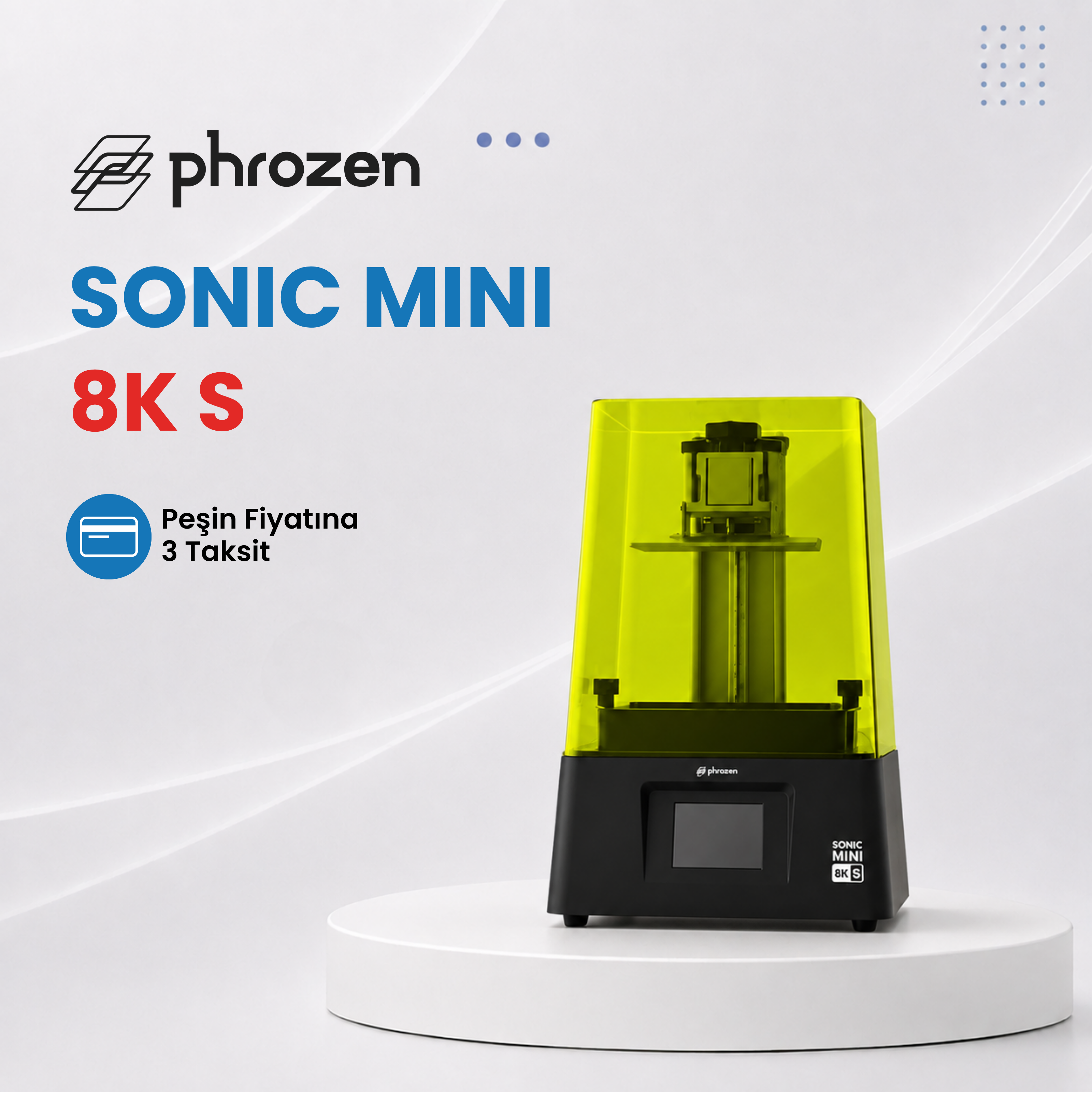 Phrozen Sonic Mini 8K S MSLA 3D Yazıcı