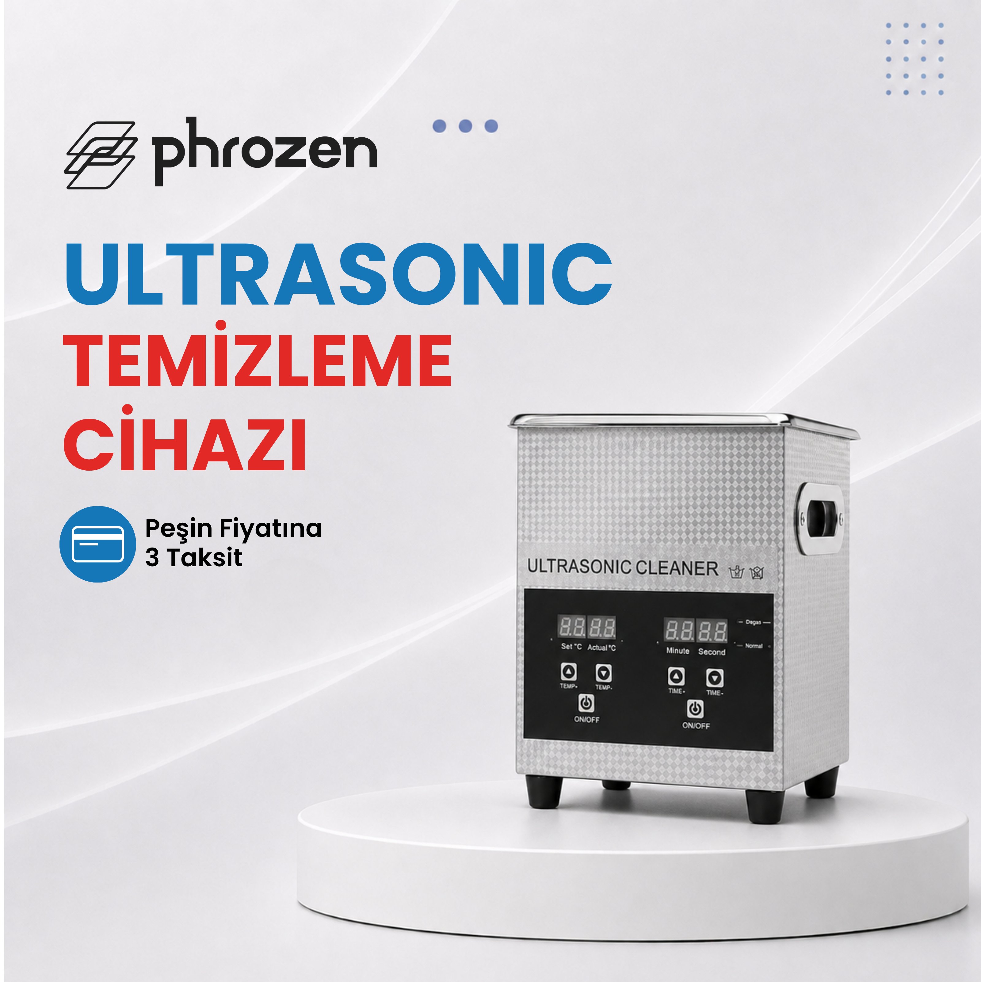 Phrozen Ultrasonic Temizleme Cihazı