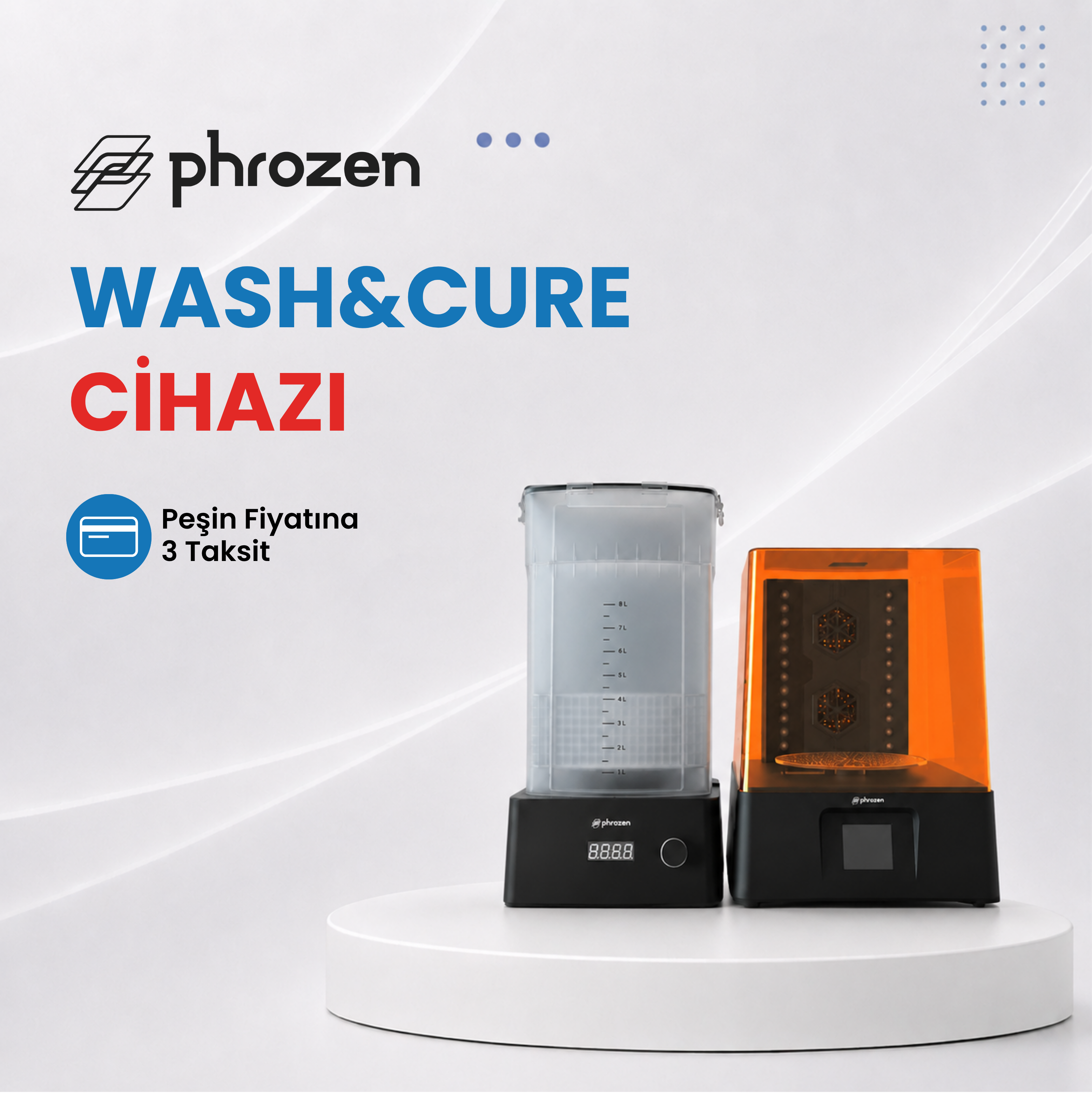 Phrozen Wash & Cure Yıkama Kürleme Seti