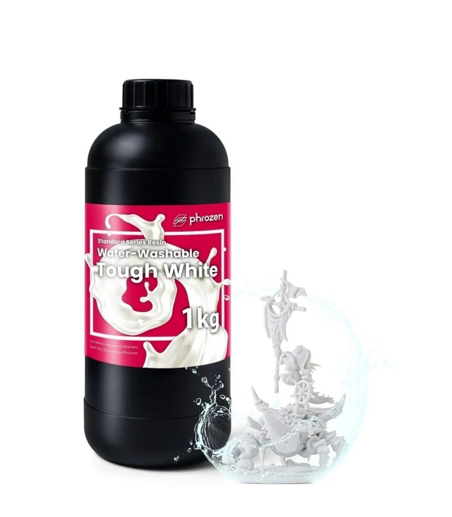 Phrozen Water Washable Tough UV Reçine White(Beyaz) - 1KG