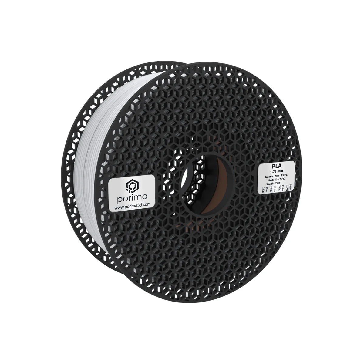 Porima PLA Filament Beyaz - (1KG - 1.75MM)