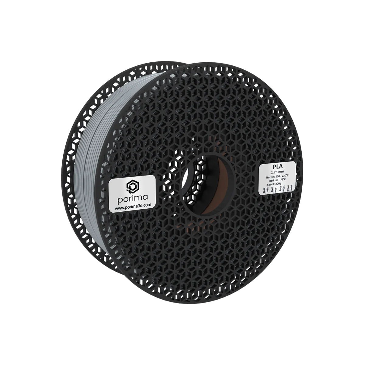 Porima PLA Filament Gri - (1KG - 1.75MM)