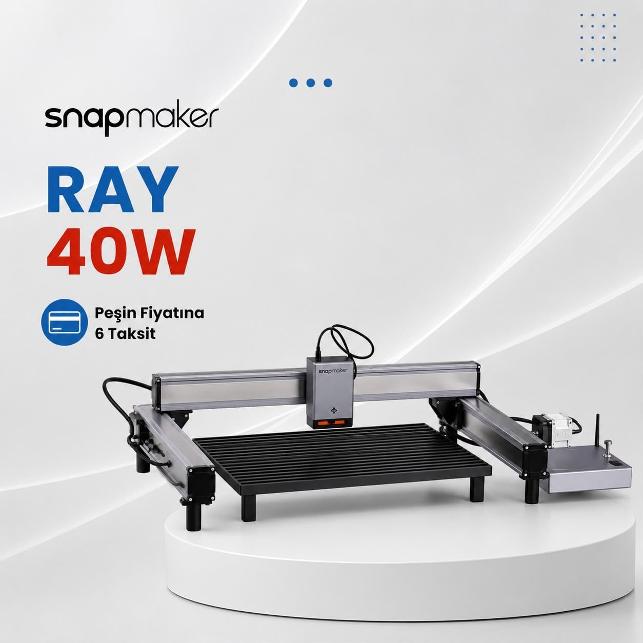 Snapmaker Ray Lazer Gravür ve Kesici - 40W