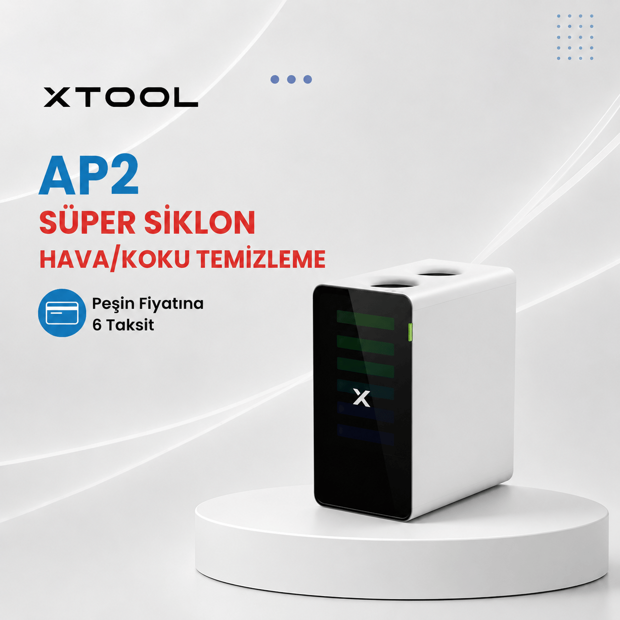 xTool AP2 Süper Siklon Hava/Koku Temizleme Makinası