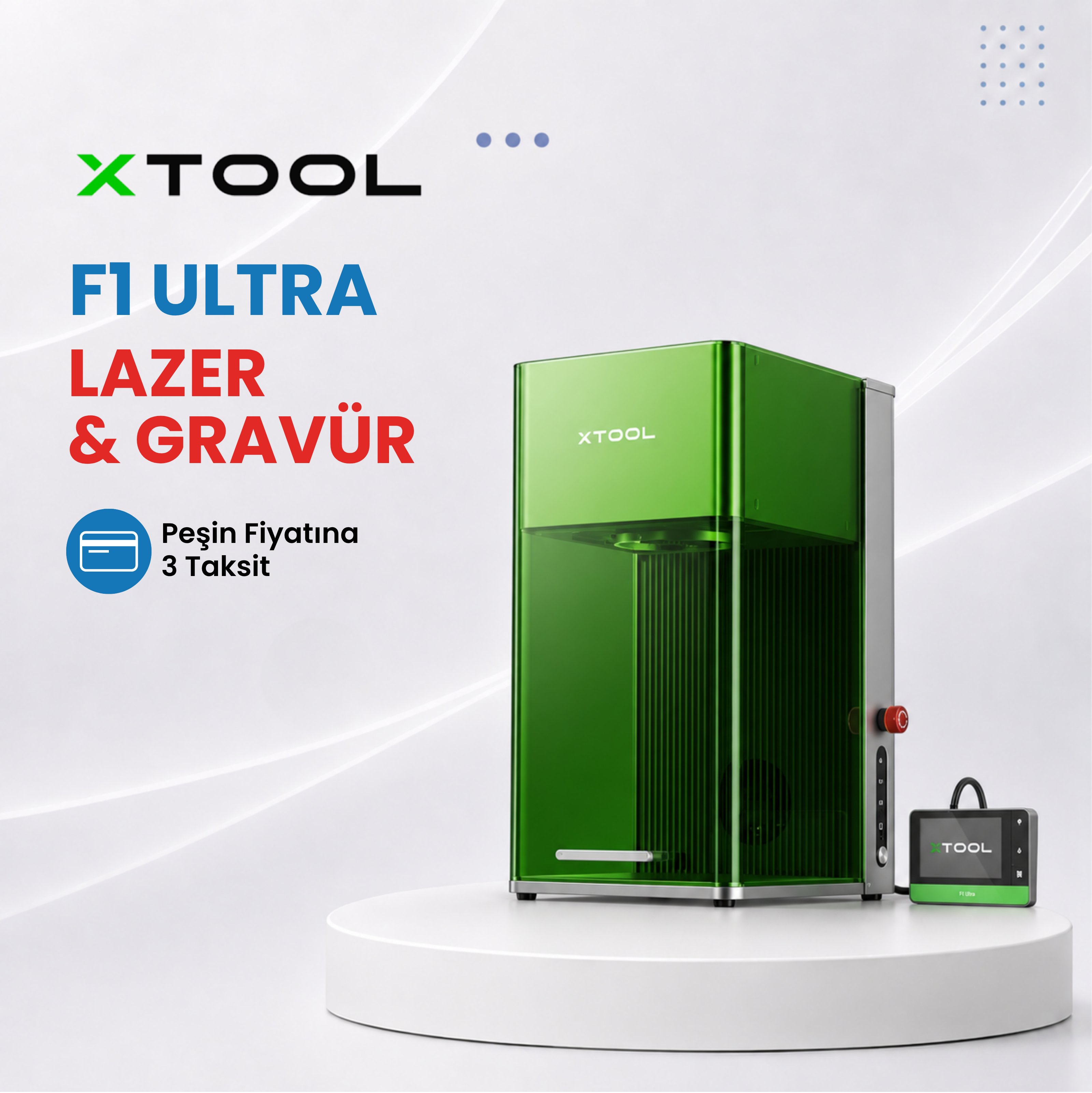 xTool F1 Ultra Lazer & Gravür Makinesi