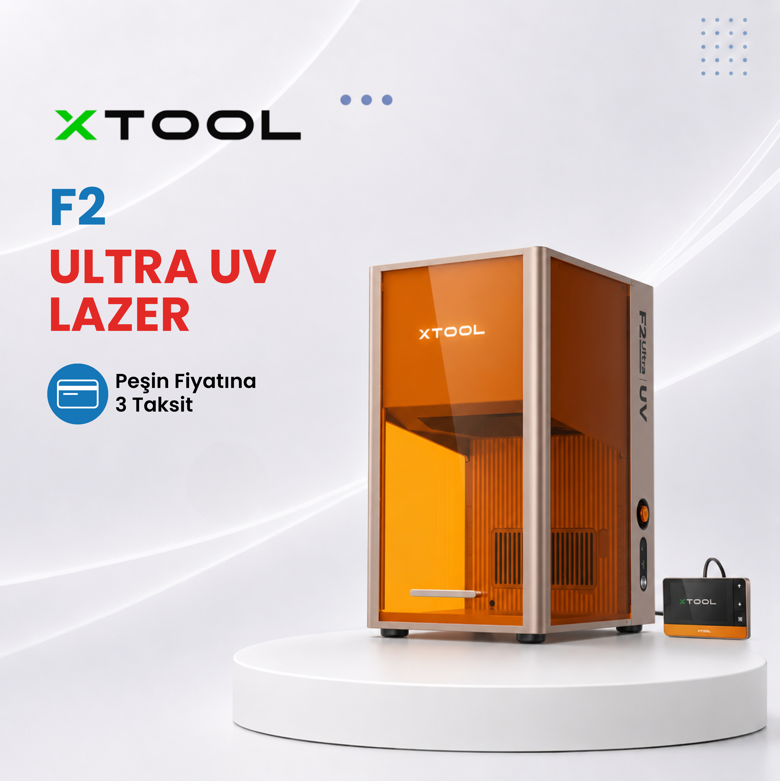 xTool F2 Ultra UV Lazer Makinesi