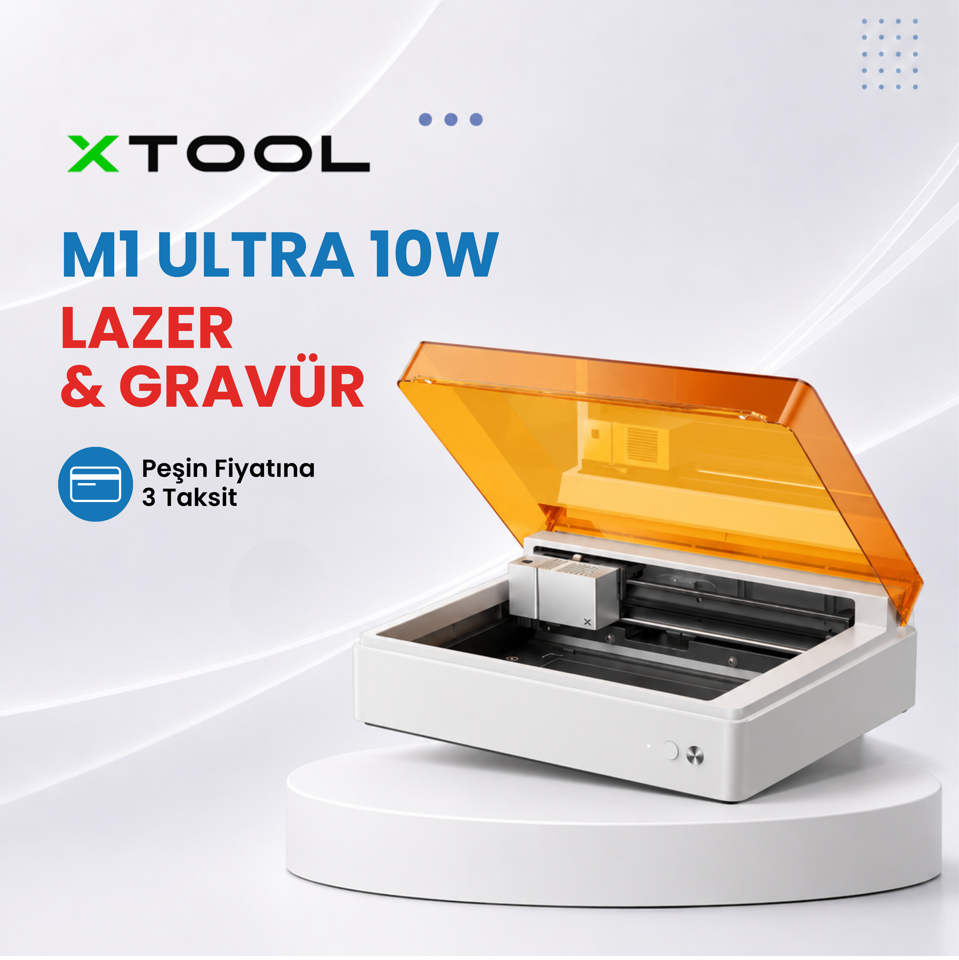 xTool M1 Ultra 10W Lazer & Gravür Makinesi