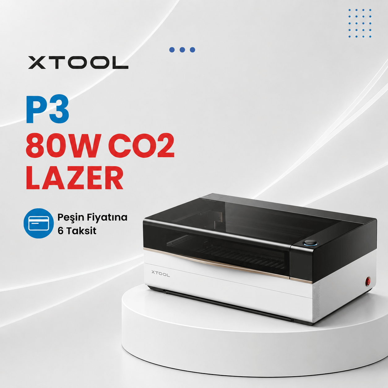 xTool P3 80W CO2 Lazer Makinası
