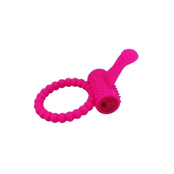 Pembe Titreşimli Penis Halkası – Su Geçirmez Esnek Silikon