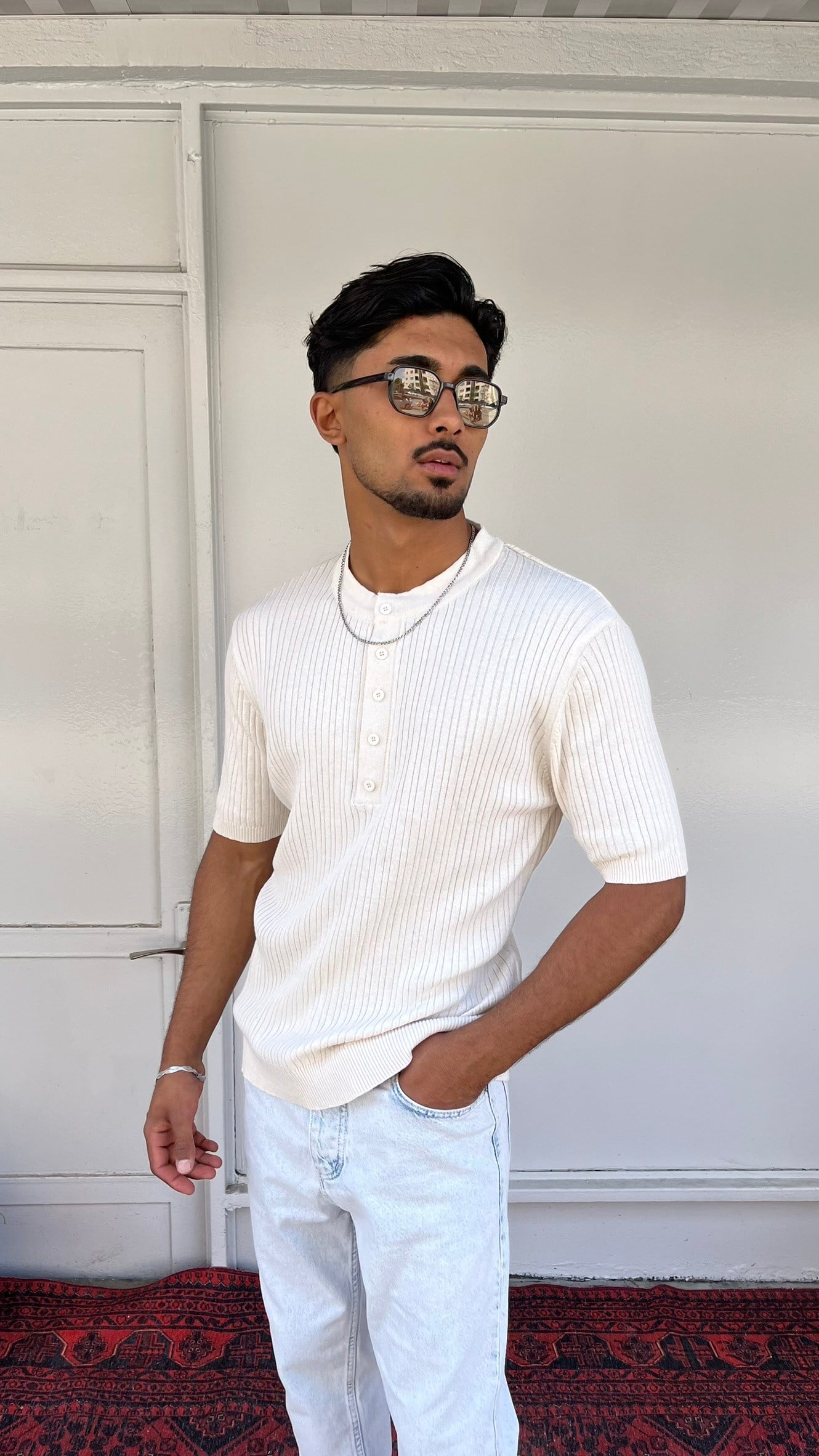 Casualment Ivory Line Triko T-Shirt