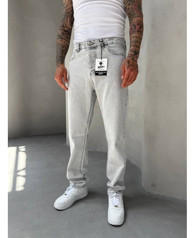 Açık Gri Keps Baggy