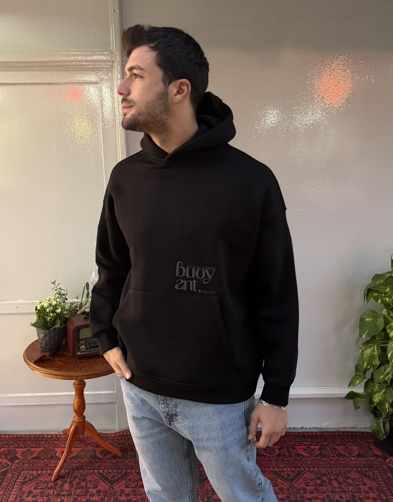 Bugy Sırt Baskılı Sweatshirt
