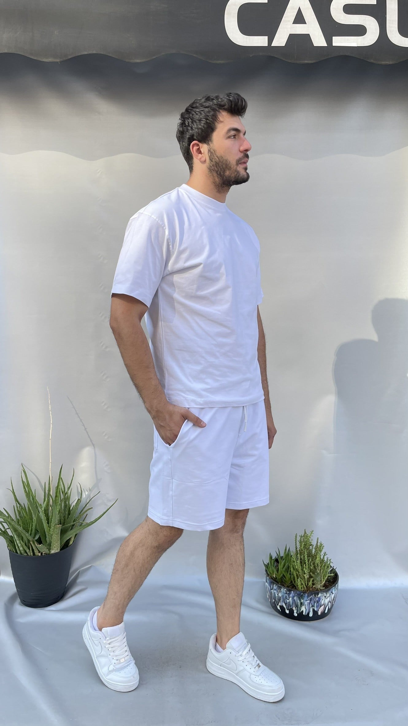 Düz Penye Şort