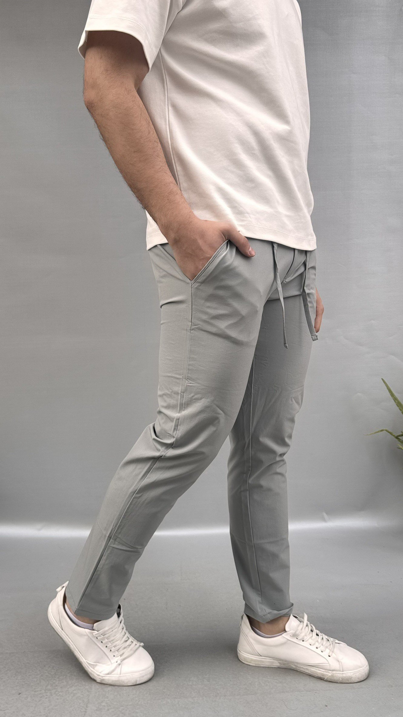 Likralı Paraşüt Jogger