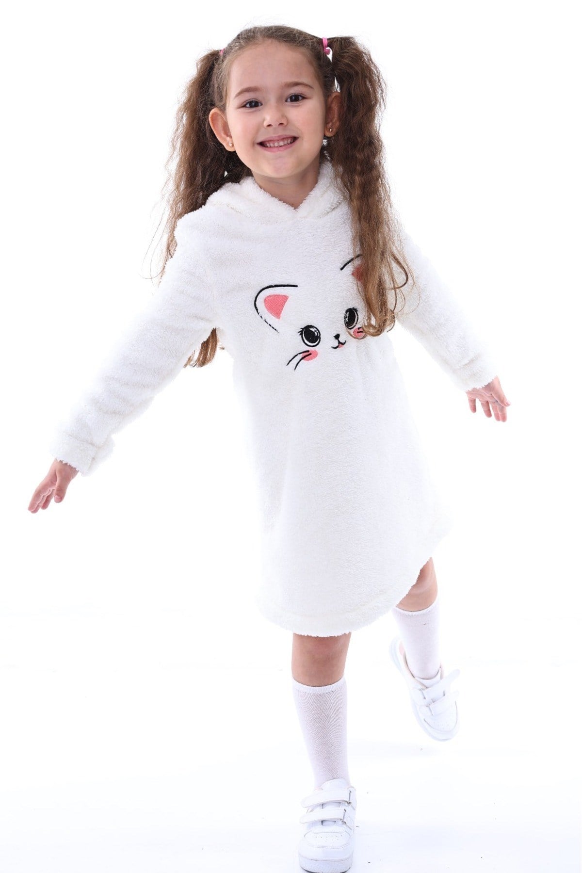 kız çocuk peluş elbise