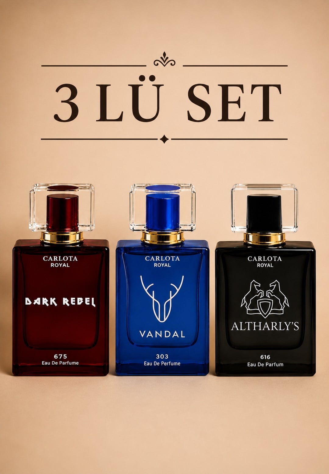 Fırsat 3'lü DARK REBEL • VANDAL • ALTHARLY'S