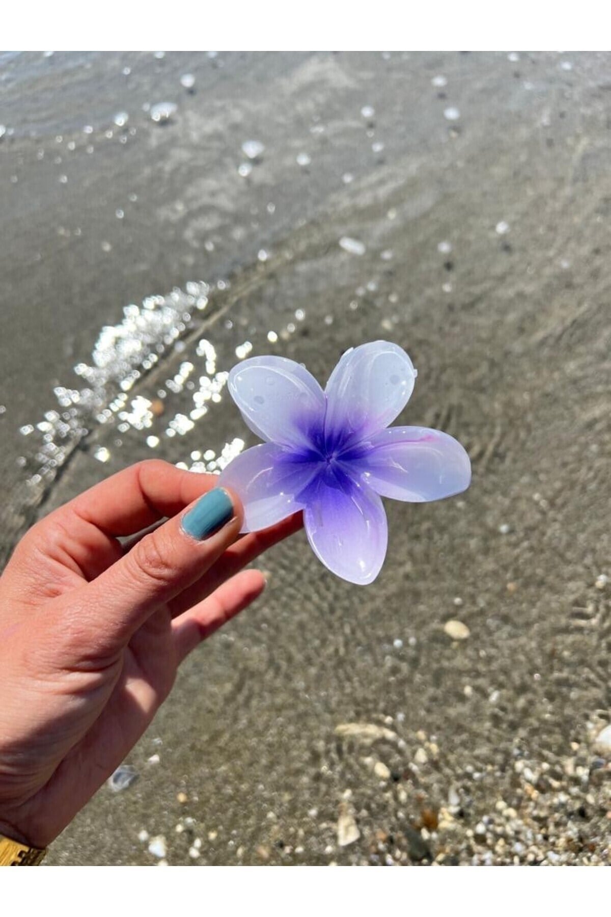 Beyaz lila LOTUS Toka
