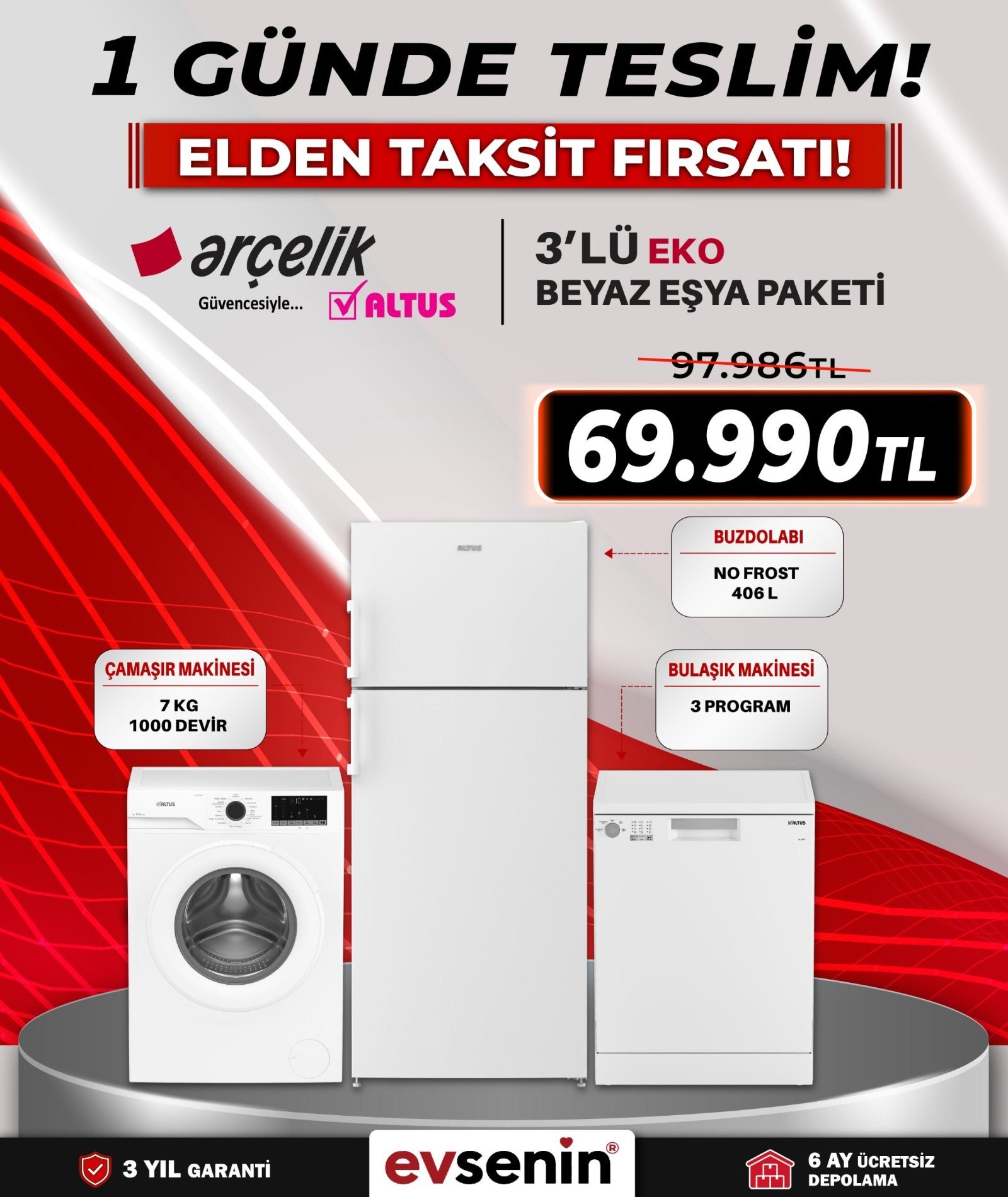 Altus Beyaz Eşya Paketi - 1
