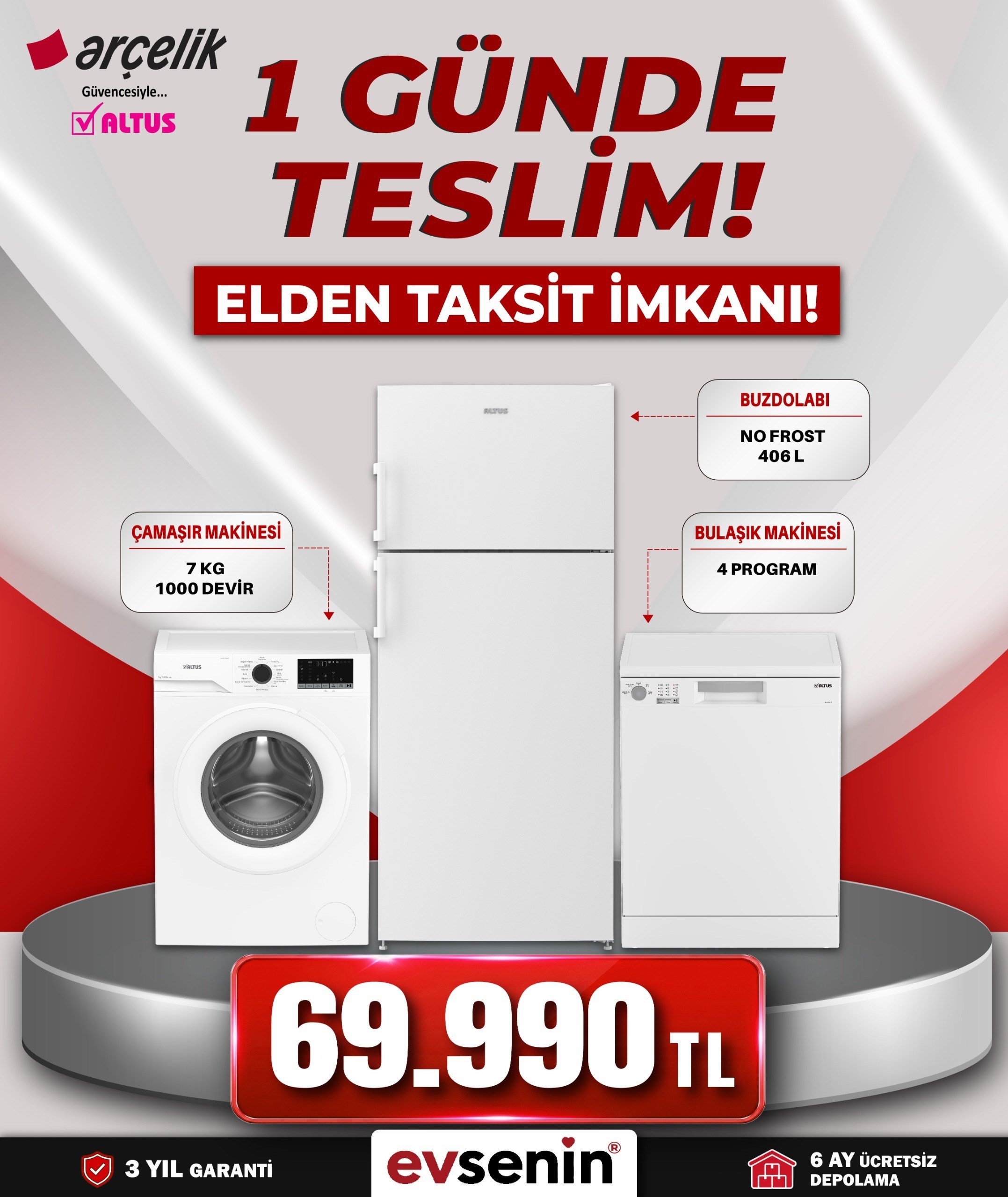 Altus Beyaz Eşya Paketi - 1