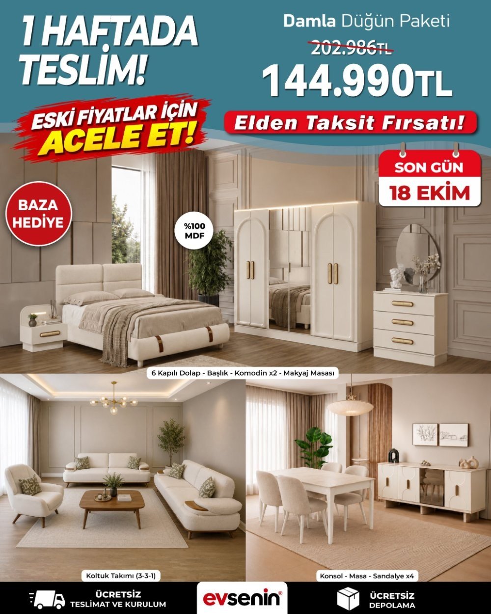 Damla Düğün Paketi
