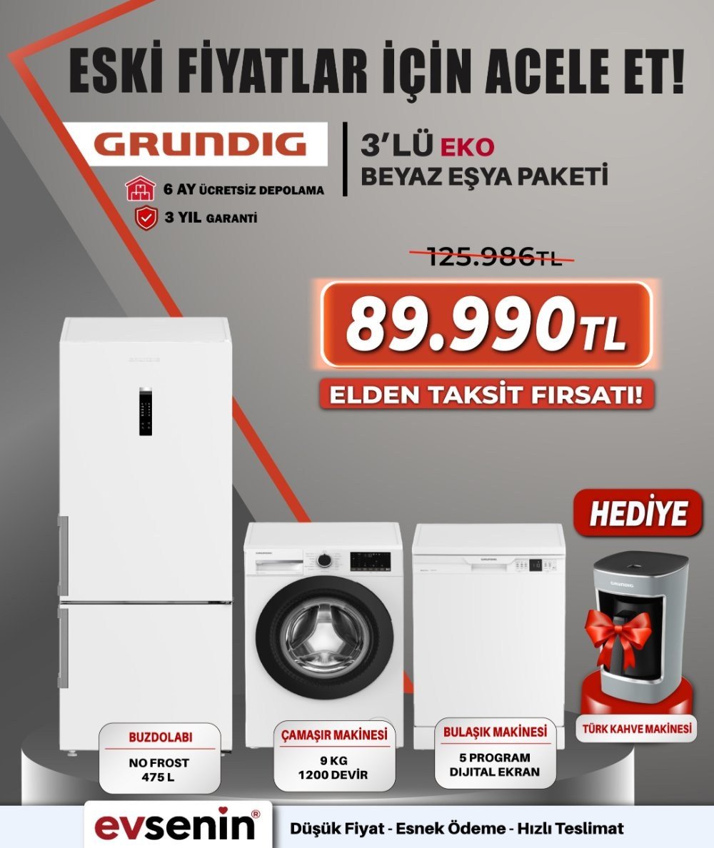 Grundıg Beyaz Eşya Paketi - 1