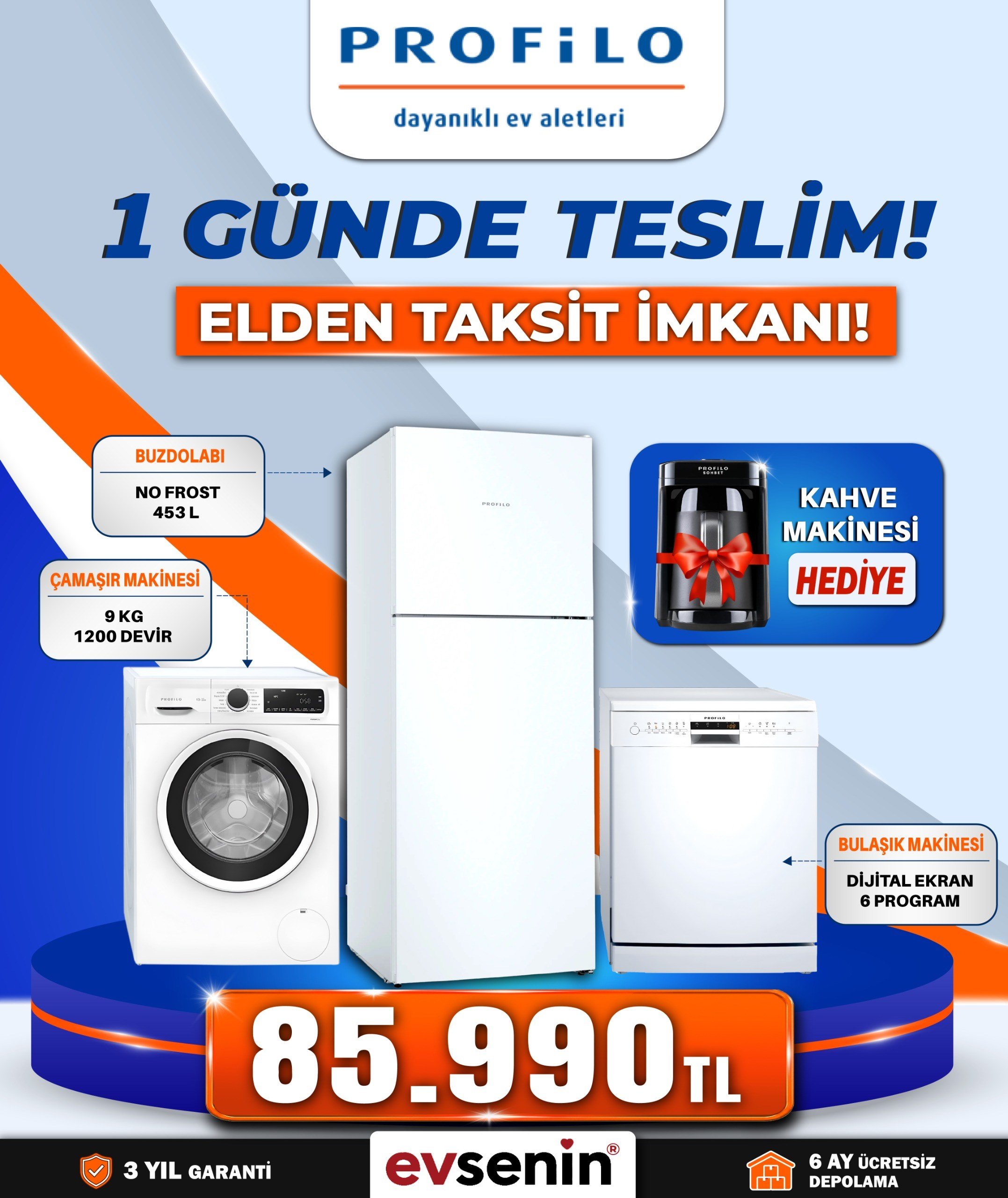 Profilo Beyaz Eşya Paketi 1