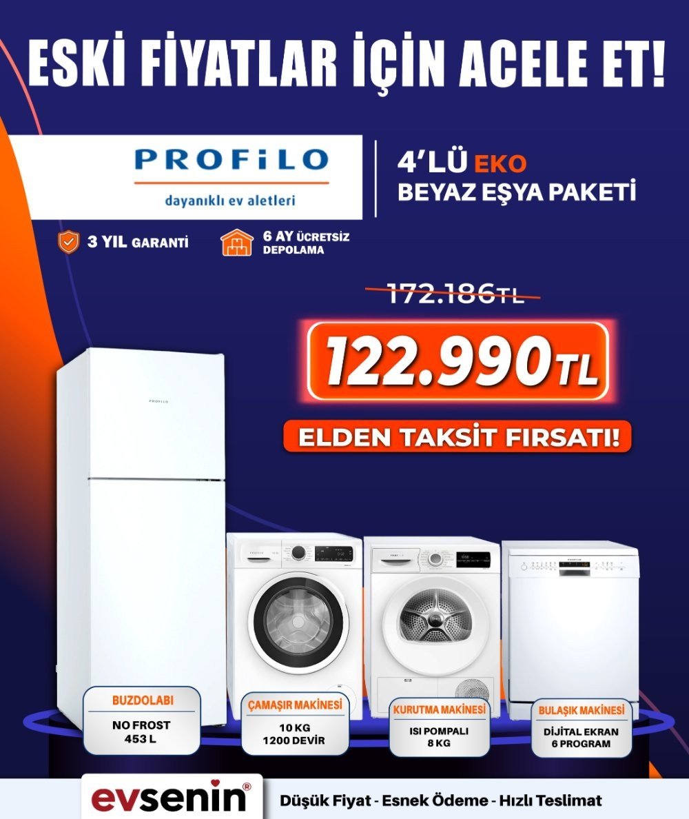 Profilo Beyaz Eşya Paketi 3