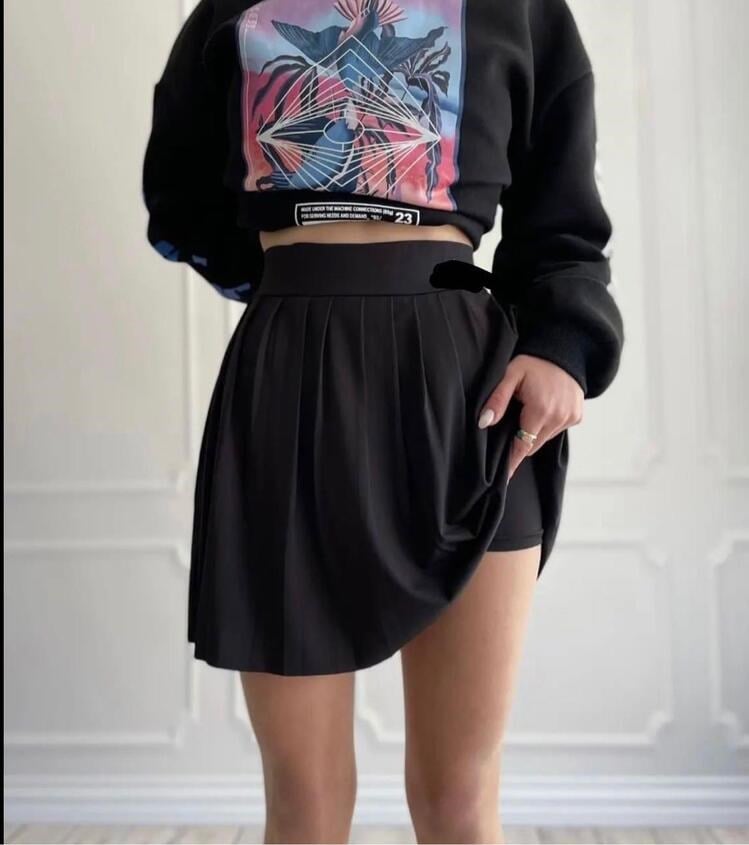 WOMAN ŞORTLU PİNTEREST TENİS ETEK