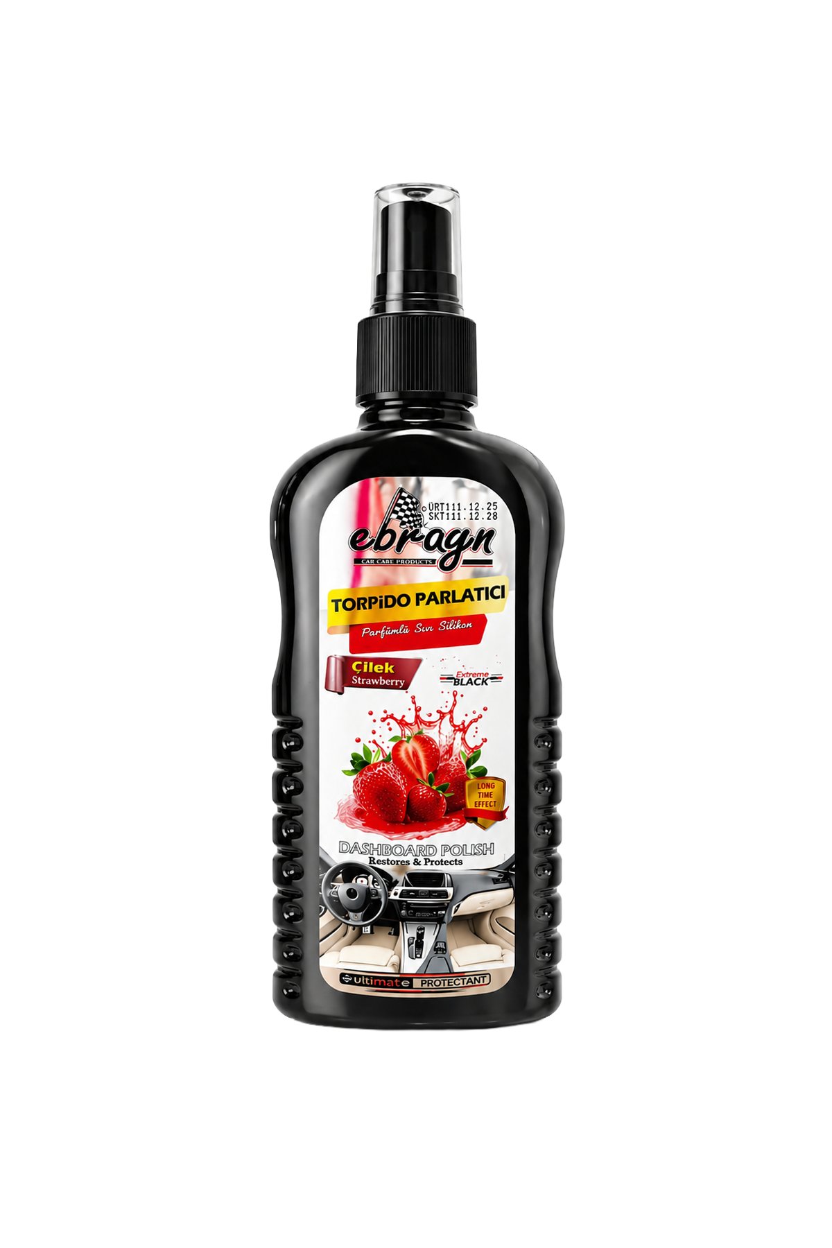 Ebrayn Çilek Kokulu Torpido Parlatıcı Süt Silikon 200 ml