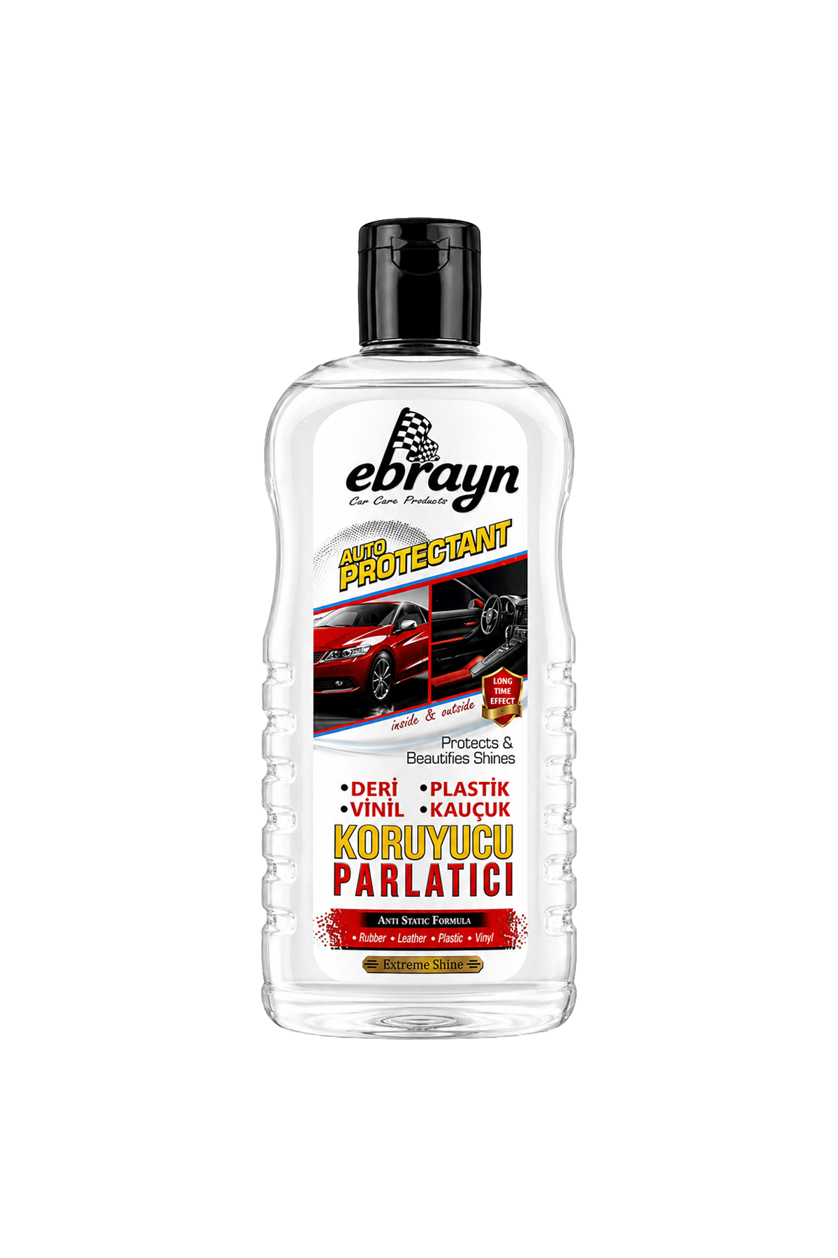 Ebrayn Deri, Vinil ve Plastik Koruyucu Parlatıcı 200 ml - Hidrofobik Su İtici Formül