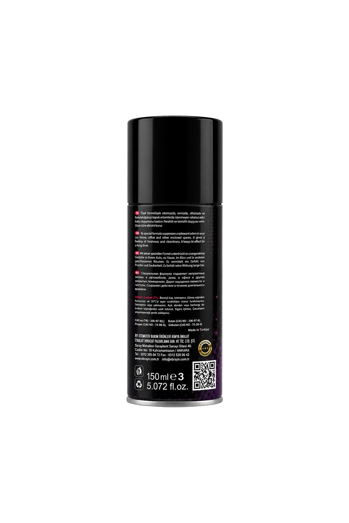 Ebrayn Gold Class Auto Perfume Konsantre Araç Parfümü 150 ml - Velura