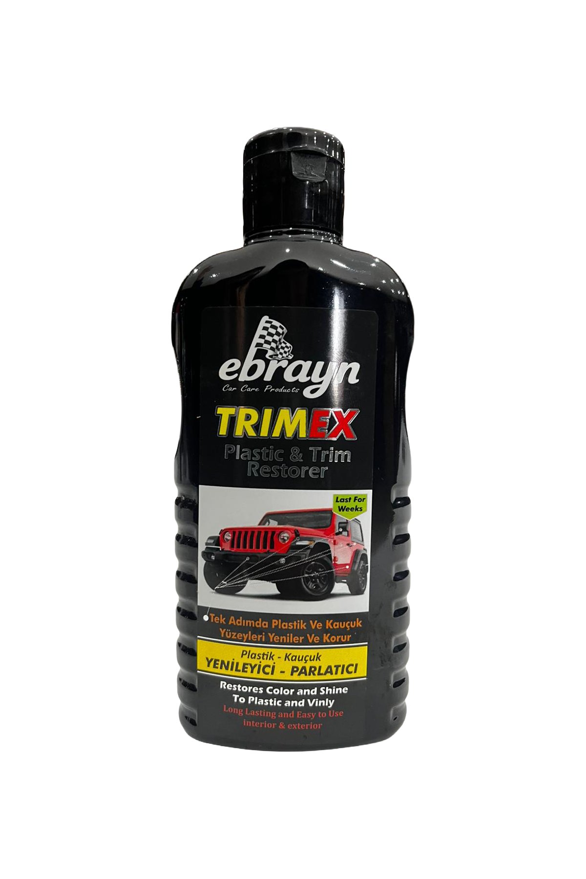 Ebrayn Trimex Plastik ve Kauçuk Yenileyici Parlatıcı 200 ml - Dış Aksam Restoratör