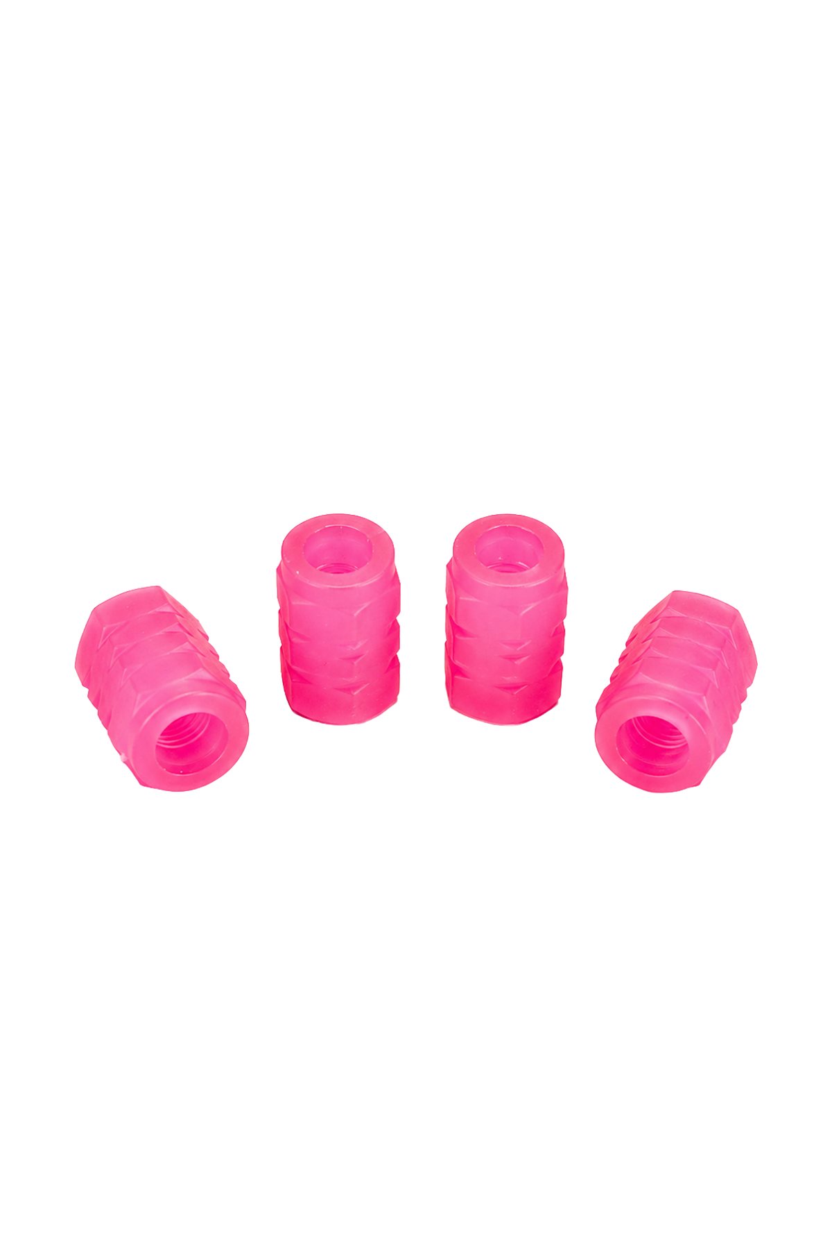 Fosforlu Luminous Sibop Kapağı Seti - Karanlıkta Parlayan Pembe (4 Adet)