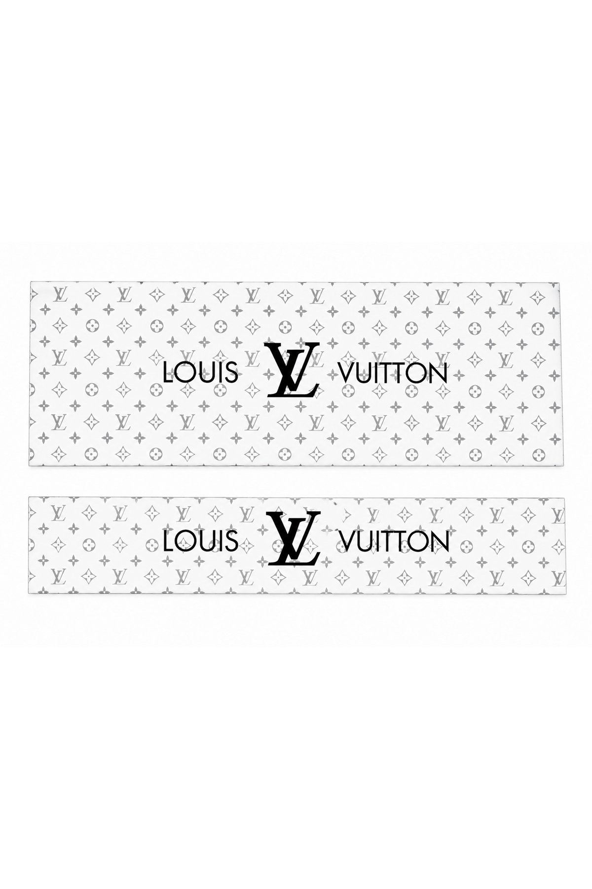 OEM Louis Vuitton Monogram Siyah/Gri Tasarımlı 2'li Torpido ve Pandizot Koruyucu Havlu Seti