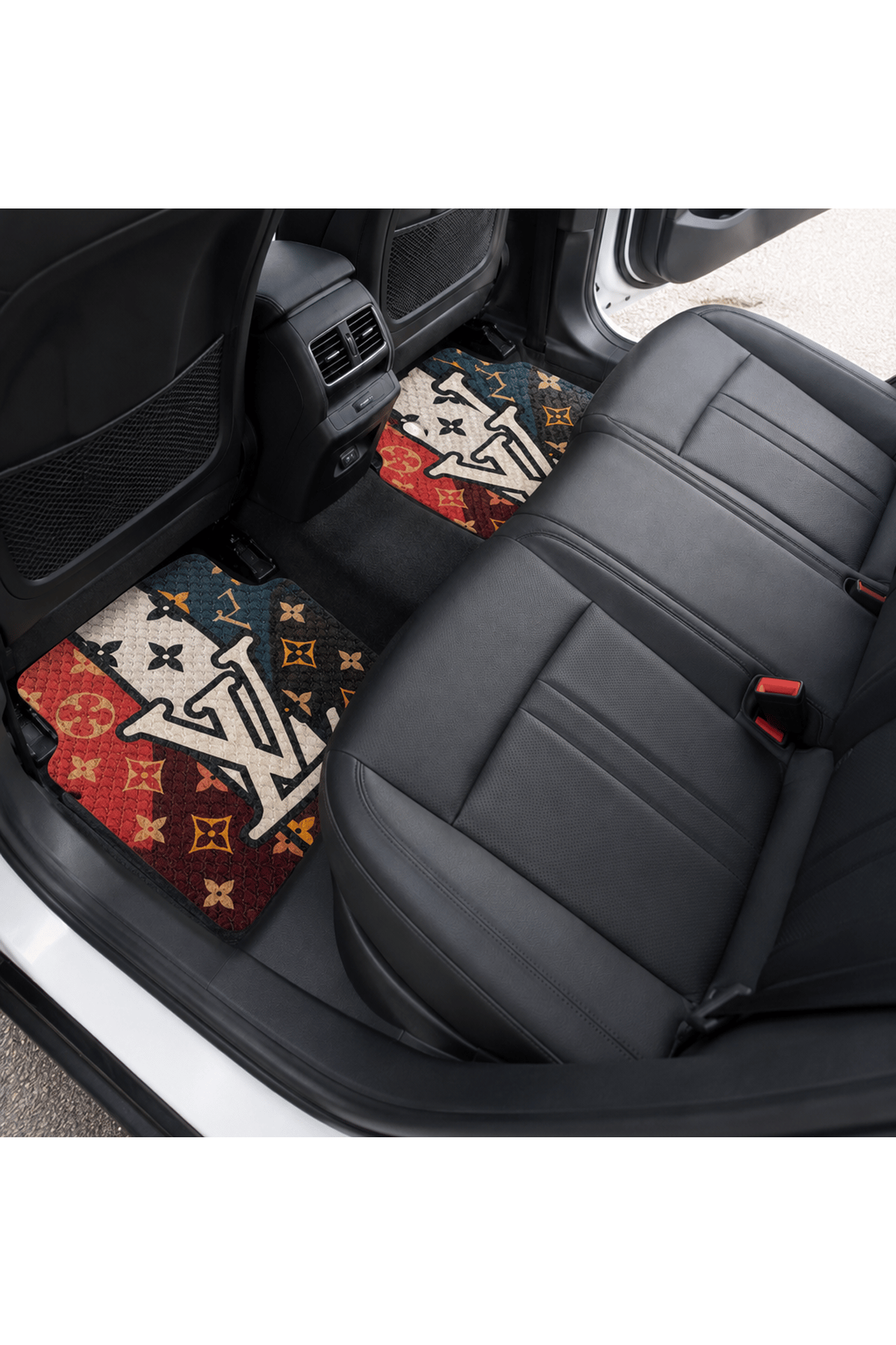 OEM Louis Vuitton Monogram Tasarımlı Dijital Baskılı 4 Parça Üniversal Halı Paspas Seti