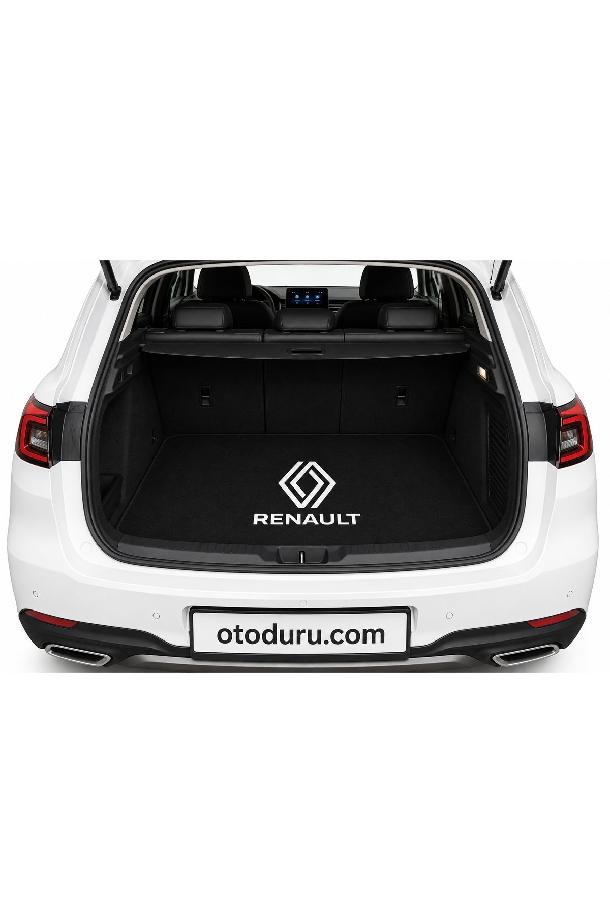 OEM Renault Logolu Premium Bagaj Halısı (Siyah)