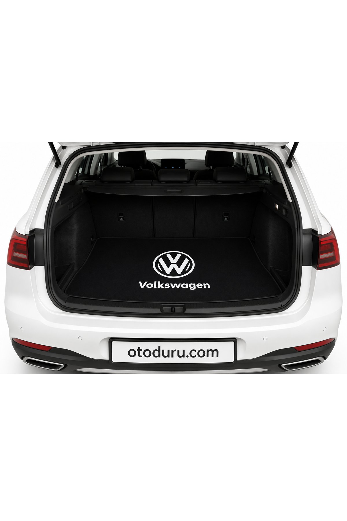 OEM Volkswagen Logolu Premium Bagaj Halısı (Siyah)
