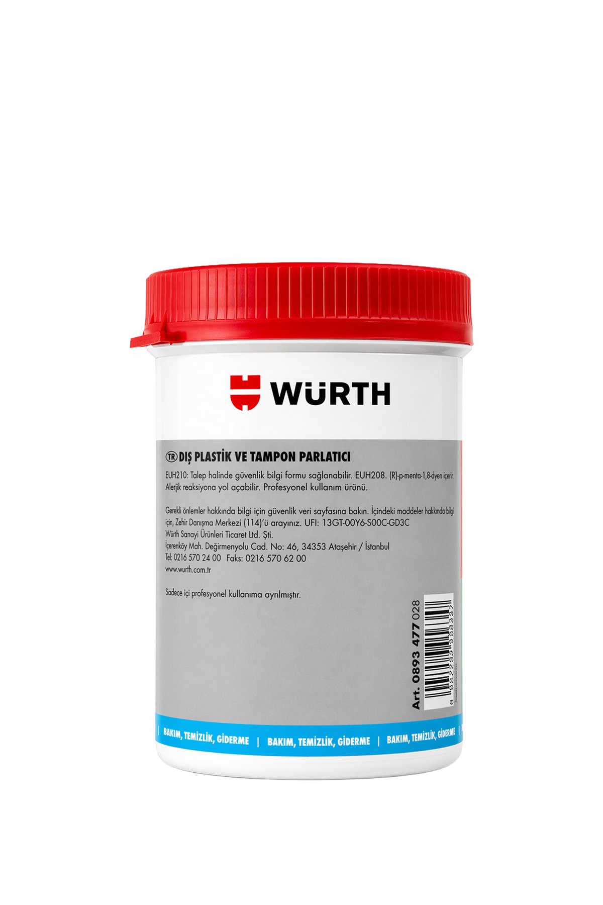 Würth Dış Plastik ve Tampon Parlatıcı 1000 ml
