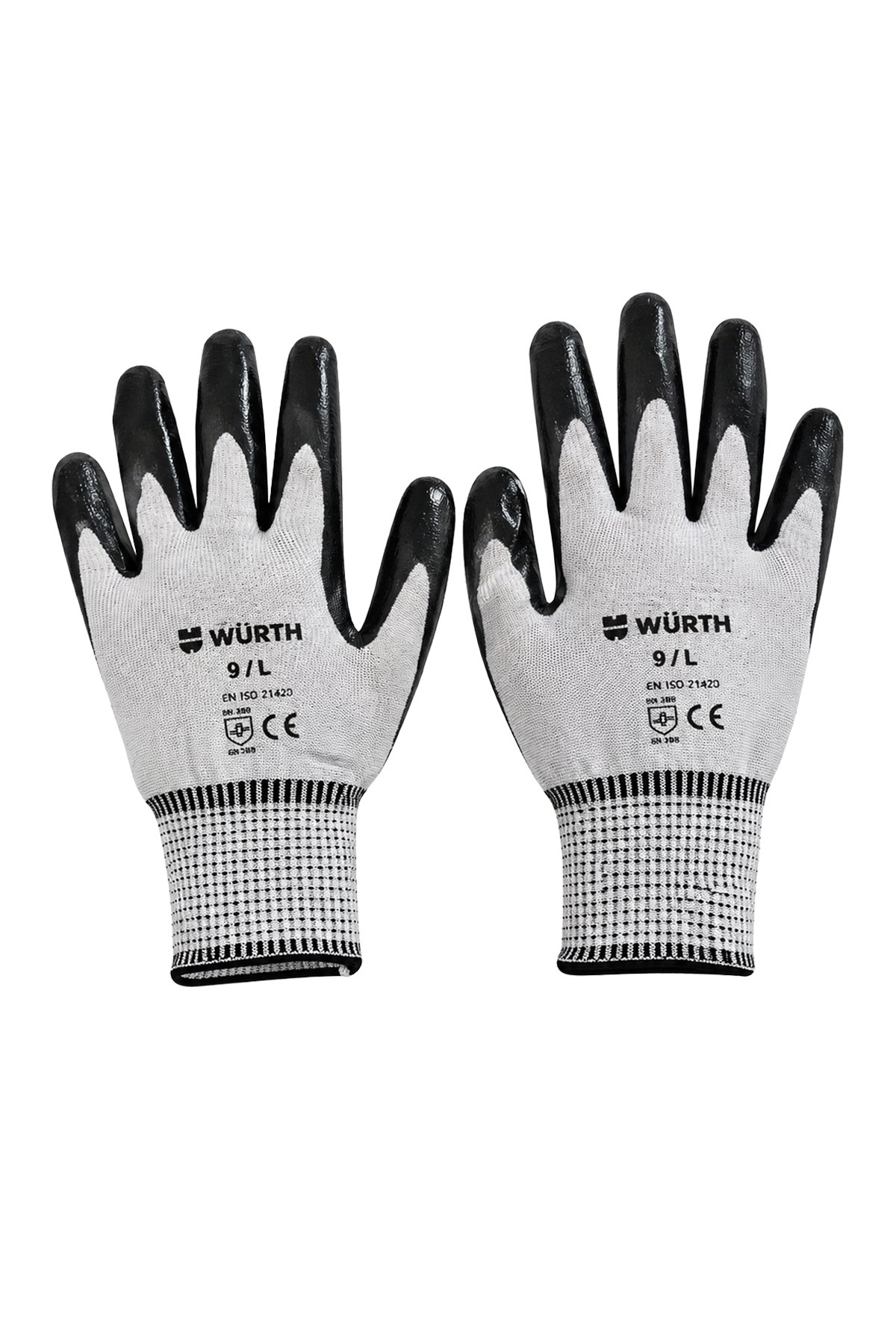 Würth TigerFlex Nitril Kaplı İş Eldiveni - 9/L Beden